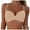 Beige, variant on Women's Bikini Top Bathing Suit V Neck Adjustable Spaghetti Straps Twist Front (Beige,S)
