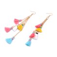 thumbnail image 4 of Pendientes de borlas multicapa de estilo nacional para mujer y niña, accesorio de joyería con forma de gota para oreja, 4 of 4
