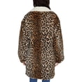 thumbnail image 2 of Sanctuary Womens Winter Faux Fur Coat, Brown XL, 2 of 4