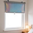 thumbnail image 4 of Adjustable Roller Window Shade No Drill Suction Cup, Sun Shade Blind Expandable UV Blocking Sunscreen Curtain for Bedroom Living Room Office Car Windshield Home Sun Protection, 49*20in, White, 4 of 8