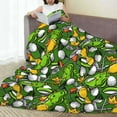 thumbnail image 6 of Rateoe golf Sport club Print Fuzzy Fleece Throw Blanket Extra Large,Super Soft,Fluffy and Warm Blankets for Couch,Bed,All Season Use-60"x50", 6 of 7