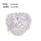 thumbnail image 5 of Minnieouse Anillo en forma de corazón Almohada Romántica Rosa Ligereza Anillos Caja de moda Pequeño soporte portátil Cajas de regalo de boda Ropa, zapatos y accesorios Miscelánea Minnieouse  AP016363-01, 5 of 6