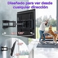 thumbnail image 4 of Soporte para TV Ele-Gate Pantalla de 32 a 75 pulgadas brazo articulado Reforzado giratorio, 4 of 5