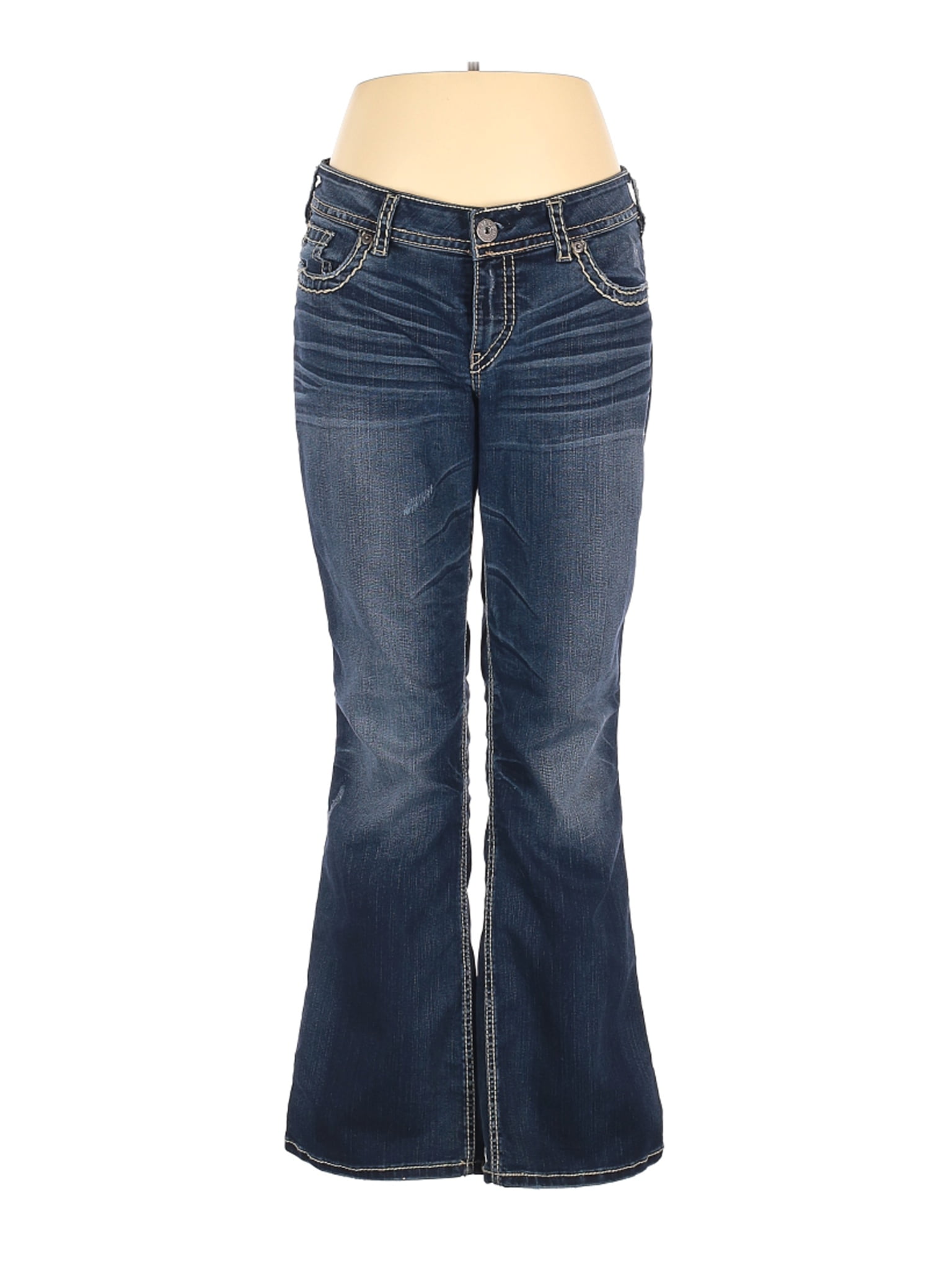 silver jeans size 16