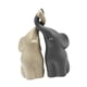 thumbnail image 5 of 2x esculturas de elefantes para parejas, figuritas decorativas, manualidades, estatuas de animales, adornos de mesa para estantería de dormitorio, 5 of 9
