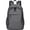 Grey, variant on AoDai Simple solid-color backpack with dual straps. Large capacity with multiple compartments. Ideal for students' schoolbag for commuting on campus and casual wear.
