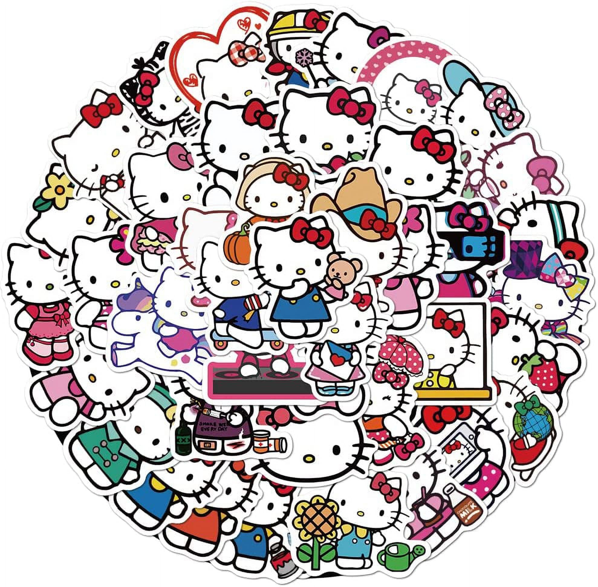 50pcs Kuromi Stickers for Laptop and Computer, Anime Cartoon Waterproof Vinyl Stickers for Water Bottle Car Bumper Luggage,Cute Graffiti Decals for