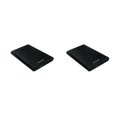 thumbnail image 1 of sweethay Caja HDD 2.5 SATA a USB 3.0 Adaptador Caja de disco duro para disco SSD Caja HDD Tipo C 3.1 Caja HD Caja externa de disco duro negro 2piezas, 1 of 6