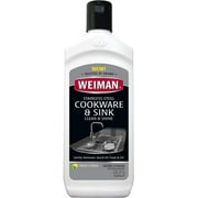 Weiman Stainless Steel Cookware & Sink Clean & Shine, 8 oz