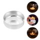 thumbnail image 3 of 150 latas de aluminio para velas de té: vasos metálicos vacíos para velas aromáticas caseras - multiusos para velas de té con cera derretida, 3 of 8