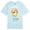 Uncle Rad Light Blue, variant on Bluey Men's Short Sleeve T-Shirt Grandad Peach
