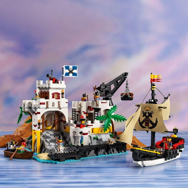LEGO Icons Eldorado Fortress Building Kit, Pirate Gift, Includes