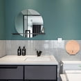 thumbnail image 4 of 1Pc Wall-Mounted Round Tissue Holder Modern Style Roll Paper Storage Rack, 4 of 9