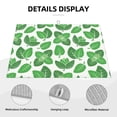 thumbnail image 3 of Yiaed Green Leaves Print Highly Absorbent Microfiber Kitchen Counter Mat, Dish Drying Pad for Dishes, Utensils, Pots and Pans, Large 18" x 24", 3 of 7