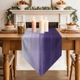 thumbnail image 3 of Table Runners 36 Inches Long, Purple Ombre Cotton Linen Kitchen Dining Coffee Table Runner for Party Home Decor, Modern Abstract Art Ocean Oil Painting Tabletop Dresser Scarves Runner 13x36 Inch, 3 of 9