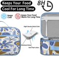 thumbnail image 3 of Tribal Antique Pattern Lunch Bag – Rustic Style Geometric Thermal Bento for Style-Conscious, 3 of 6