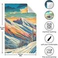 thumbnail image 3 of Dreamtimes Snow Mountain Kitchen Towel, Dish Towels Quick Drying Tea Towels Absorbent Hand Towels for Kitchen Sink Dinner Table 28 x 18 Inches, Set of 1, 3 of 7