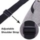 thumbnail image 5 of Bolso bandolera de lona mochila multiusos bolso bandolera viaje senderismo pecho mochila para hombre mujer gris, 5 of 5