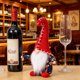 thumbnail image 1 of Faceless Doll Wine Glass Figurine Cute Bent Hat Doll Ornament Holiday Decoration Supplies Arrangement Props For Party Home Bar Festival, 1 of 6