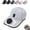 Light Grey, variant on Solar Rechargeable Peaked Cap, Solar-Powered Baseball Cap with Built-in Fan, USB Rechargeable Outdoor Sun Visor Hat