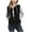 Black, variant on Fayshow0 Women'S Stretch Denim Jacket Plus Size Clearance Women Casual Jacket Cardigan Long Sleeve Hood Pocket Patchwork Coat Drawstring Top,Black L
