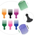 thumbnail image 3 of MasteelfCA 6pcs Afro Hair Comb Colorful Long Combs Hair Picks Beard PP Hair Combs Detangle Braid Hair Styling Comb Men Styling Tools, 3 of 8