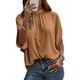 thumbnail image 3 of Blusa de manga murciélago para mujer, blusa holgada informal de verano para mujer, camisas con mangas murciélago, resultados impresionantes, 3 of 8