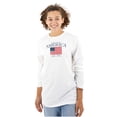 thumbnail image 3 of Americana Classic United States Flag Plus Size Long Sleeve Graphic Tee Shirt Brisco Brands 2X, 3 of 6
