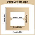 thumbnail image 3 of Ynlkorvg Acmerota Single Light Finger Plate Finger Plate Surround For Light Faceplate & Electrical Plug Socket Gray 6 Pack Finger Plate Panel Wall Protector Electrical Plug So, 3 of 8