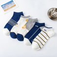 thumbnail image 1 of Calcetines de mujer a rayas simples otoño fino otoño ins calcetines de moda calcetines de algodón transpirables de celebridades de Internet a juego, 1 of 6