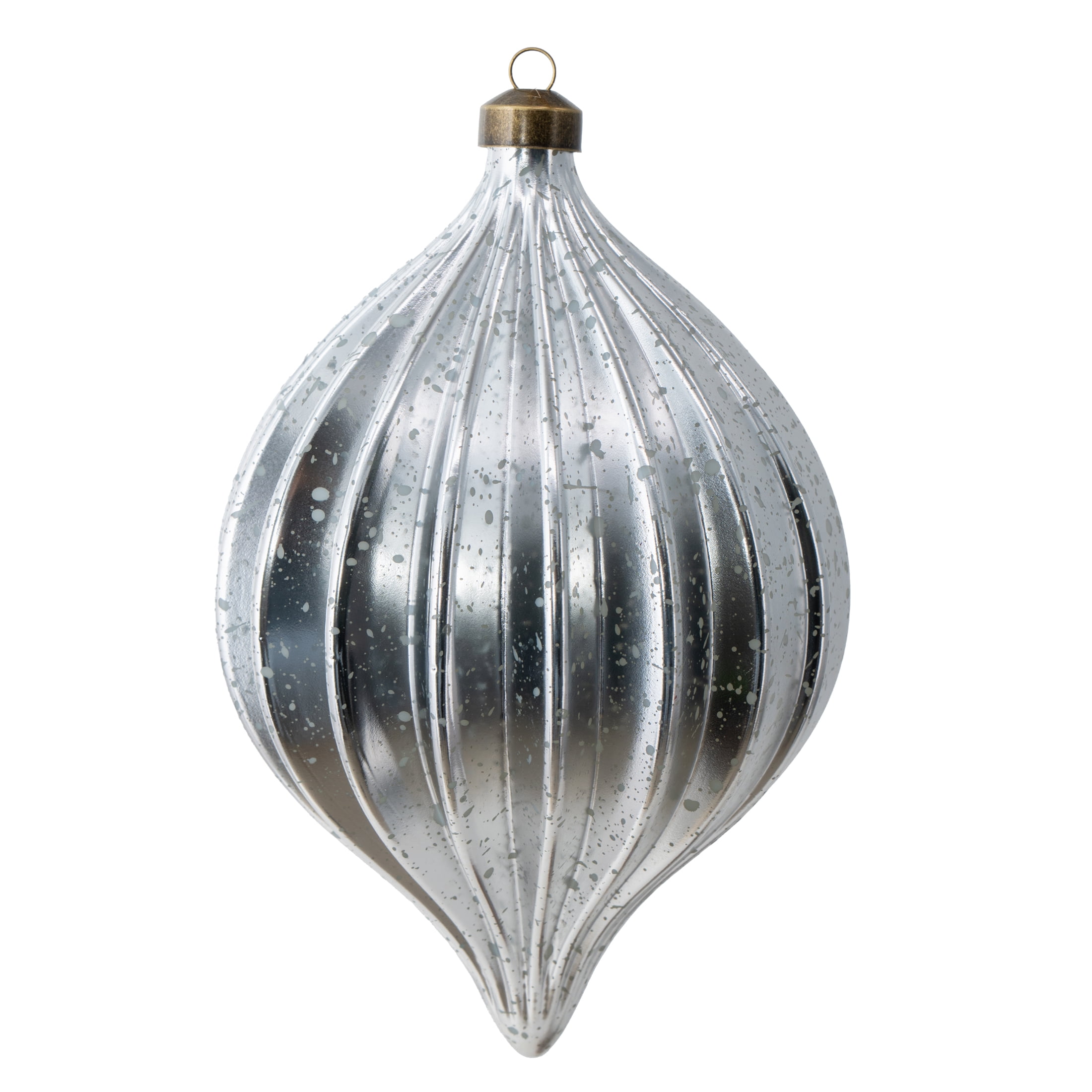 My Texas House 3-Count Silver Mercury-Style Shatterproof Christmas Ornaments