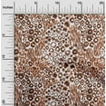 thumbnail image 2 of oneOone Cotton Poplin Brown Fabric Animal Skin Craft Projects Decor Fabric Printed By The Yard 56 Inch Wide, 2 of 4