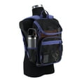 thumbnail image 3 of Eastsport Myth Pro Top Loader Mesh Backpack, Black/Skipper Blue, 3 of 7