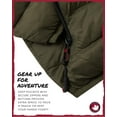 thumbnail image 2 of CANADA WEATHER GEAR Boys' Puffer Jacket - Lightweight Nylon Packable Winter Coat for Boys (8-20), 2 of 7
