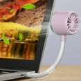 thumbnail image 6 of High Power USB Small Fan with Night Light, Portable 5V USB Fan for Car, Computer, and Outdoor Use, Flexible 360° Adjustment, Cooling and Sleep Aid, 6 of 8