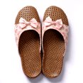 thumbnail image 1 of Mialoley Women Men Anti-Slip Linen Slippers Rattan Grass Couple Beach Sandals, 1 of 1
