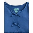 thumbnail image 2 of Wonder Nation Girls Bow Front Top with Short Sleeves, Sizes 4-18 & Plus, 2 of 3