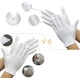 thumbnail image 3 of Guantes de Algodón Blanco Oso de Fresa 12 Pares Tamaño Mediano, 3 of 8