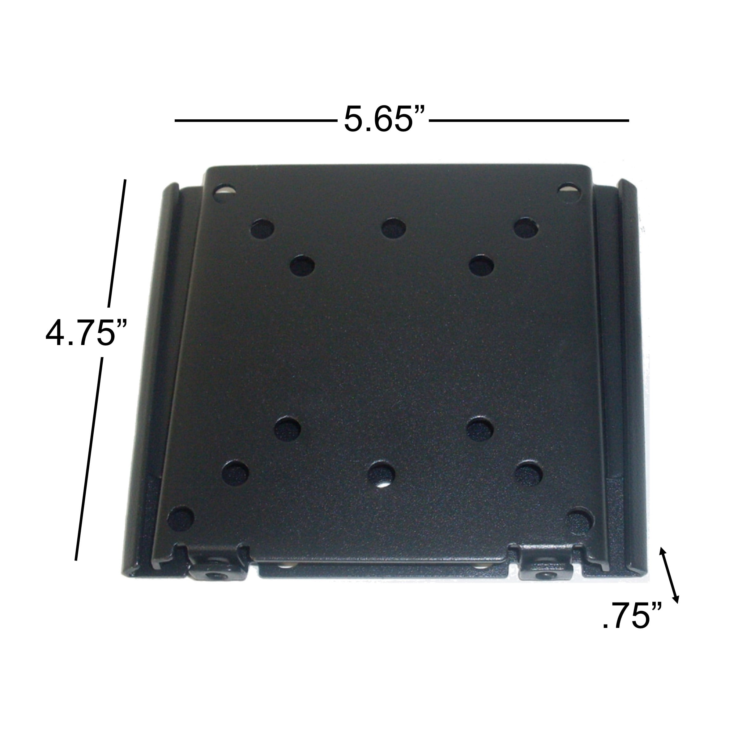 Master Mounts 101 Fixed Flat TV Wall Mount -- LED LCD Fits TVs with Screen Sizes up to 42" Holds up to 70 lbs, VESA 50x50 75x75 100x100 (Black)