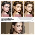 thumbnail image 3 of Espejo de maquillaje DESCHEN recargable con luces 1X/10X, 3 of 6