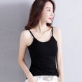 thumbnail image 4 of Women Casual Cami Tank Top Spring Summer Vest Inner Wear Solid Bottoming Camisole Vest, 4 of 10
