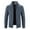 Blue, variant on Xmyrz Jackets For Men Long Sleeve Cosie Baggy Daily Life Cardigan Fleece Sweater Collared Top Coat Outerwear Jacket