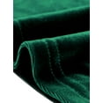 thumbnail image 5 of INSPIRE CHIC Women's Retro Velvet Tie Neck Long Sleeve Casual Work Blouse Top L Dark Green, 5 of 6