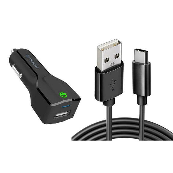 Car Charger for Samsung Galaxy Z Fold5/Flip5 Phones - 18W Fast USB Port 6ft Cable Type-C Quick Charge Compatible With Galaxy Z Fold5/Flip5 Models