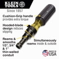 thumbnail image 2 of Kit de destornilladores Klein Tools 80073 con escariador de conductos, 3 unidades, 2 of 9