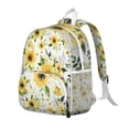 thumbnail image 2 of Wildflower Sunflower Backpack - Breathable Adjustable School Bag with Reinforced Stitching, 2 of 5