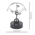 thumbnail image 2 of SHISUYAN 1pc Perpetual Motion Toy Desktop Motion Toy Science Toy Home Ornament (Silver), 2 of 9