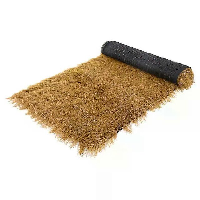 Decorative Thatched Fake Straw Roof Imitation Thatch Fake Straw Roof Fake Thatch Synthetic Palm Fake Straw Roofing for Decorate