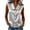 Gray, variant on Womens Summer Satin Tops Peter Pan Collar Sleeveless Button Down Vest Top Trendy Daily Versatile Shirts Black L