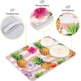 thumbnail image 4 of Coolnut Pineapples Dish Drying Mat for Kitchen, 16 x 18 Inch Microfiber Absorbent Dish Drying Pad, Machine Washable Kitchen Counter Protect Mats, 4 of 7